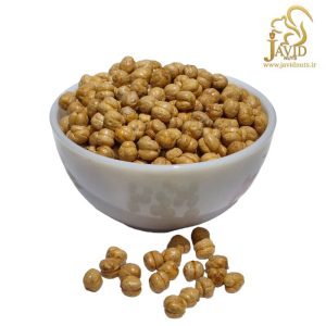 تصویر نخود دو آتشه بی‌نمک تازه و ترد؛ نخود بو داده سالم و رژیمی مناسب میان‌وعده